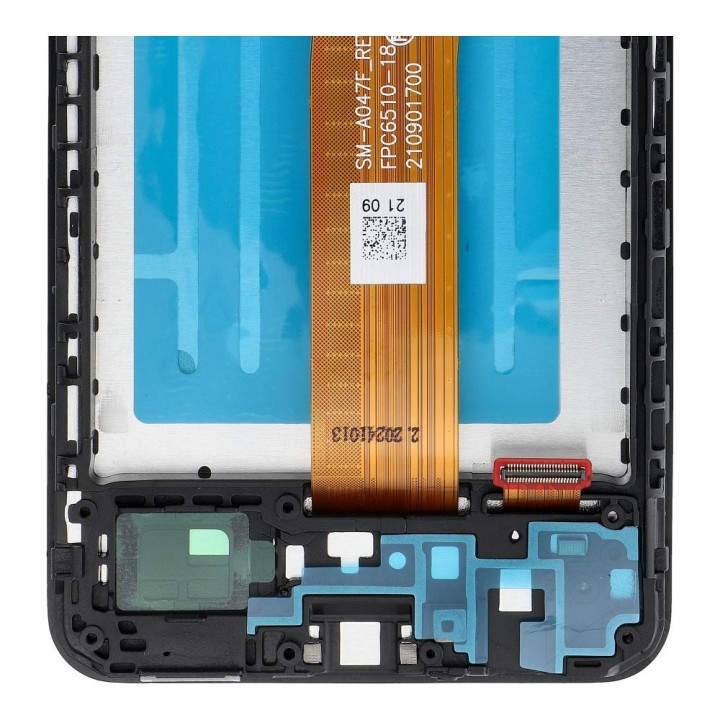 FixCell LCD display for SAMSUNG A04s OEM frame with components