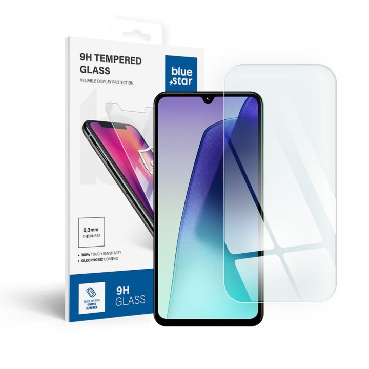 Tempered glass for Xiaomi Redmi 14C Blue Star