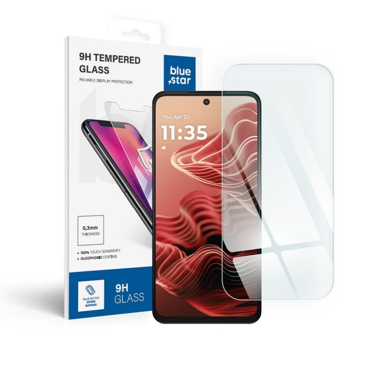 Tempered glass for Motorola G35 Blue Star