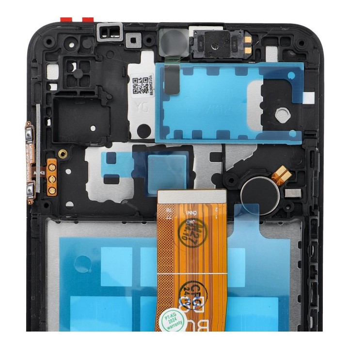 FixCell LCD display for SAMSUNG A12 A127 OEM frame with components