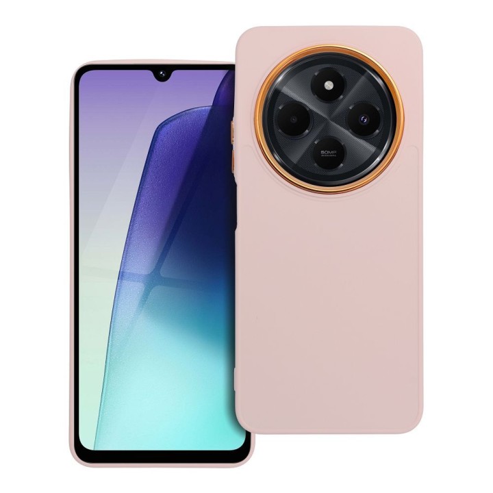 Чохол для Xiaomi Redmi 17C 4G / 14C 4G / 14C 5G / Poco C75 4G Frame пудрово-рожевий