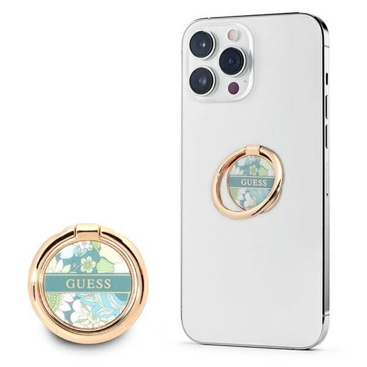 GUESS ring stand GURSHCHMAN зеленый