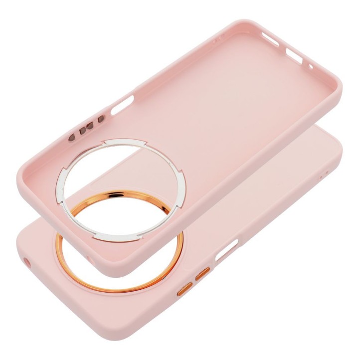 Чехол для Xiaomi Redmi 17C 4G / 14C 4G / 14C 5G / Poco C75 4G Frame пудрово-розовый