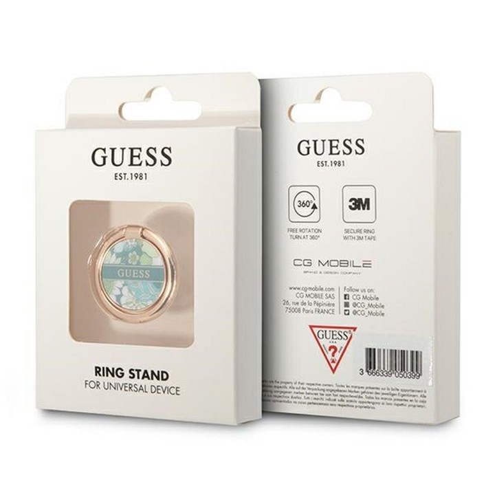 GUESS ring stand GURSHCHMAN зеленый