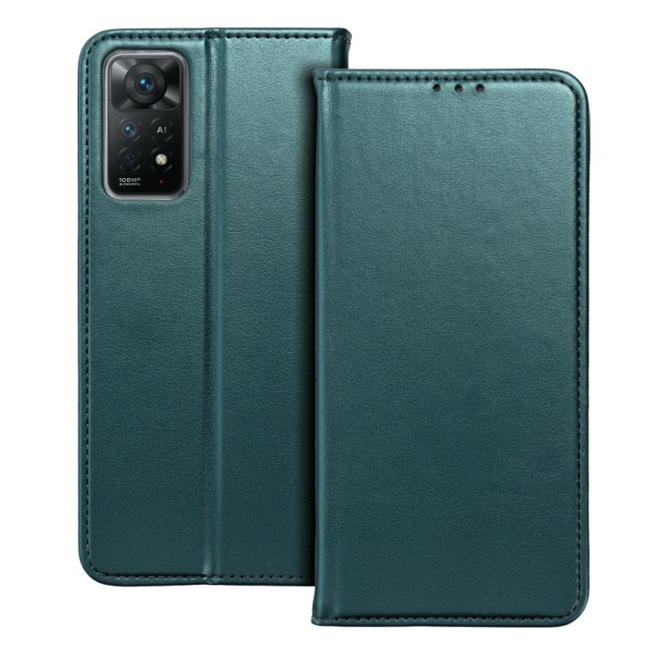 Чохол з клапаном для Realme NOTE 60 Smart Magneto темно-зелений