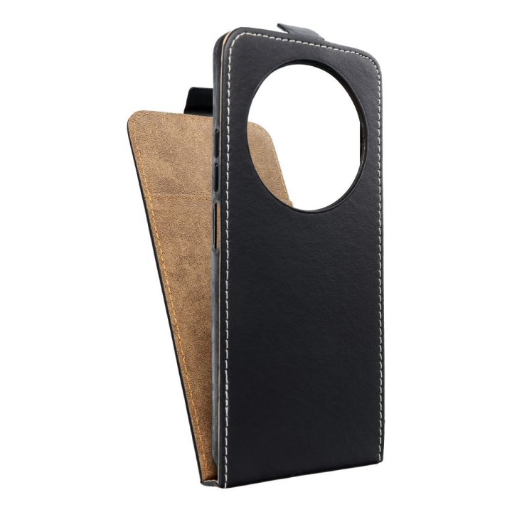 Vertical flip case for Xiaomi Redmi 14C Slim Flexi Fresh black