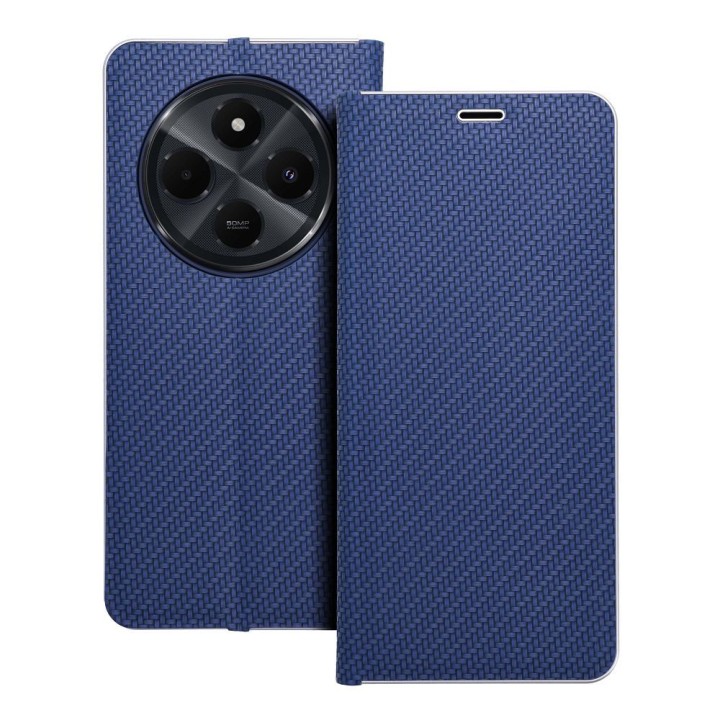 Flip case for Xiaomi Redmi 14C Luna Book Carbon blue