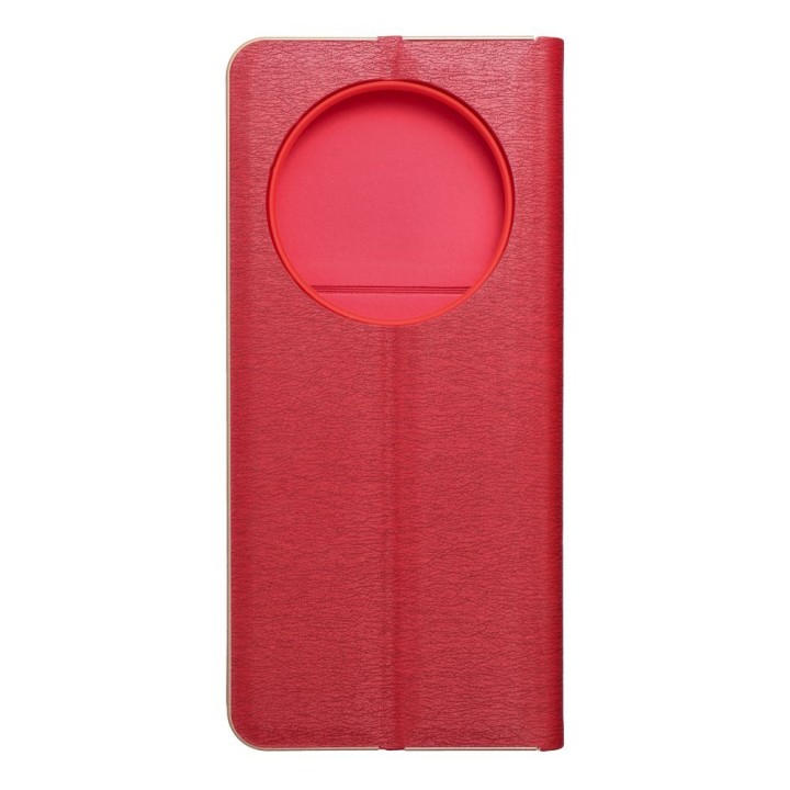 Etui z klapką na Xiaomi Redmi 14C Luna Book Gold czerwone