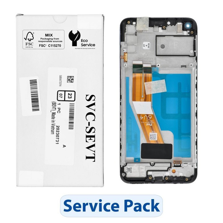 ServicePack LCD display for SAMSUNG M11 M115F GH81-18736A
