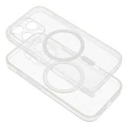 Etui na iPhone 15 Clear Mag Cover - Glitter (Str / Camera Protection) zgodne z MagSafe transparentne glitter