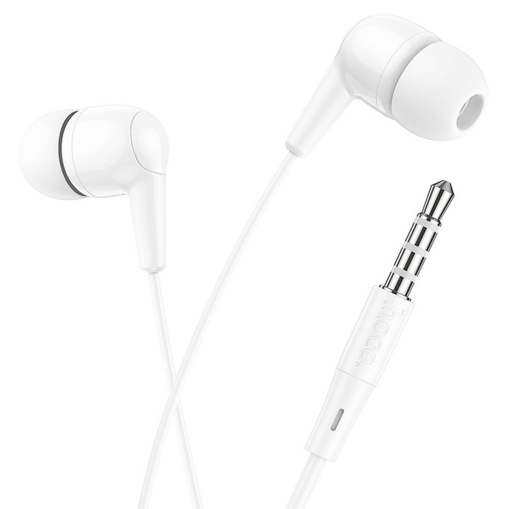Headphones wired in-ear Jack 3,5 mm Hoco M97 white
