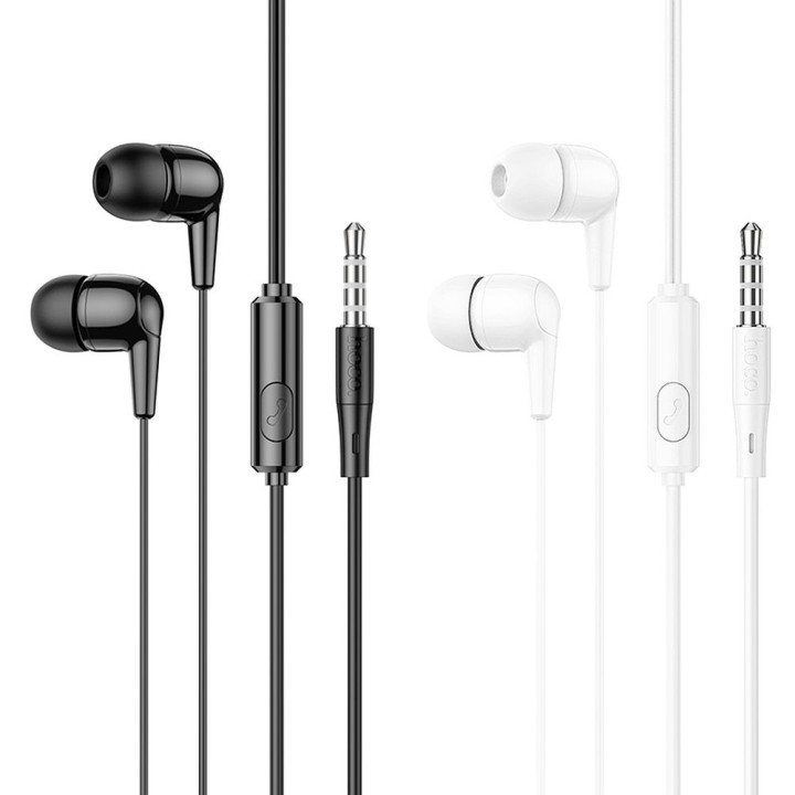 Headphones wired in-ear Jack 3,5 mm Hoco M97 white