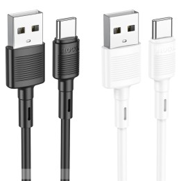 Kabel USB A do USB C Hoco 3A 1 m X83 biały