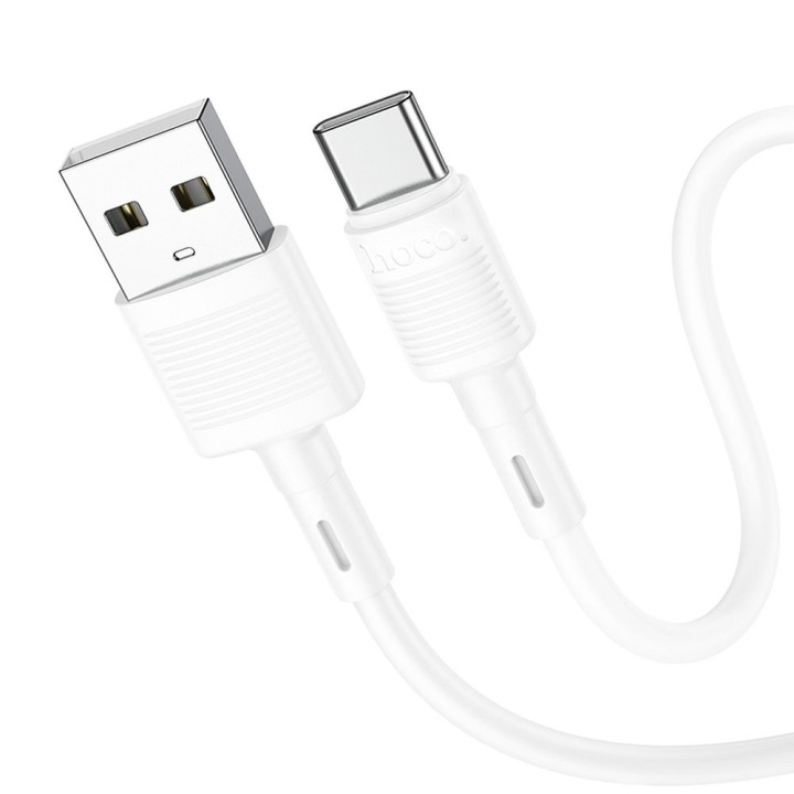 Кабель USB-A – USB-C Hoco 3A 1 m X83 белый