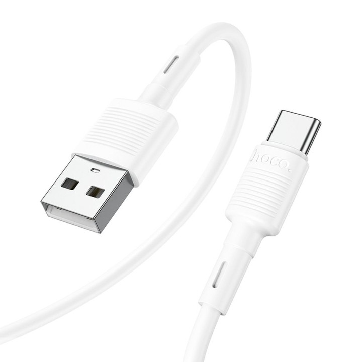 USB-A to USB-C cable Hoco 3A 1 m X83 white