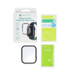 Case protective with glass Bestsuit Flexible for Apple Watch 10/11 46mm - transparent