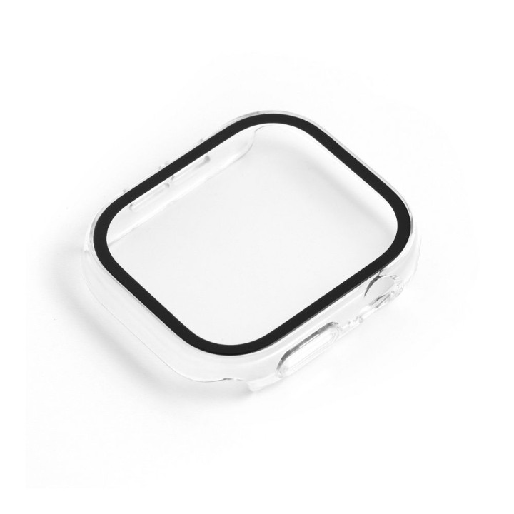 Protective case with glass Bestsuit Flexible for Apple Watch 10/11 46mm - transparent