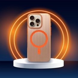 Чохол для iPhone 16 PLUS Simply сумісний з MagSafe титановий пустельний
