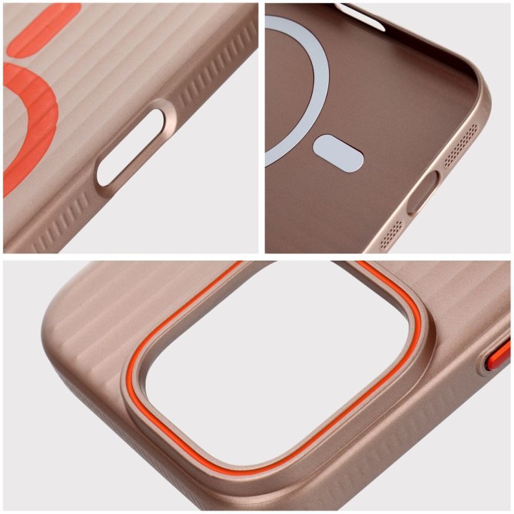 Чохол для iPhone 16 PLUS Simply сумісний з MagSafe титановий пустельний