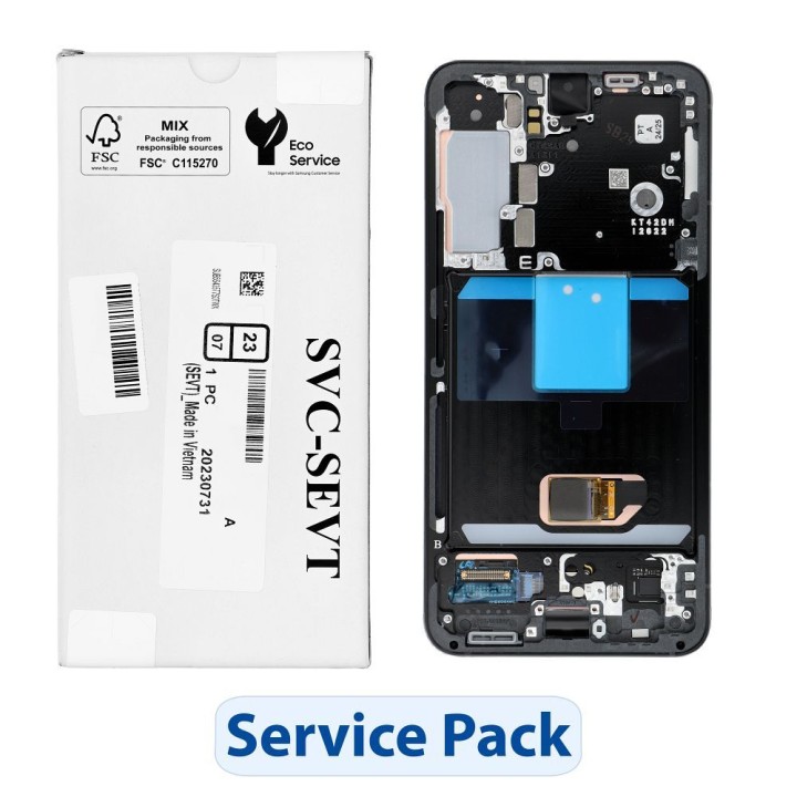 ServicePack Wyświetlacz LCD SAMSUNG S22 S901 GH82-27520E Grey