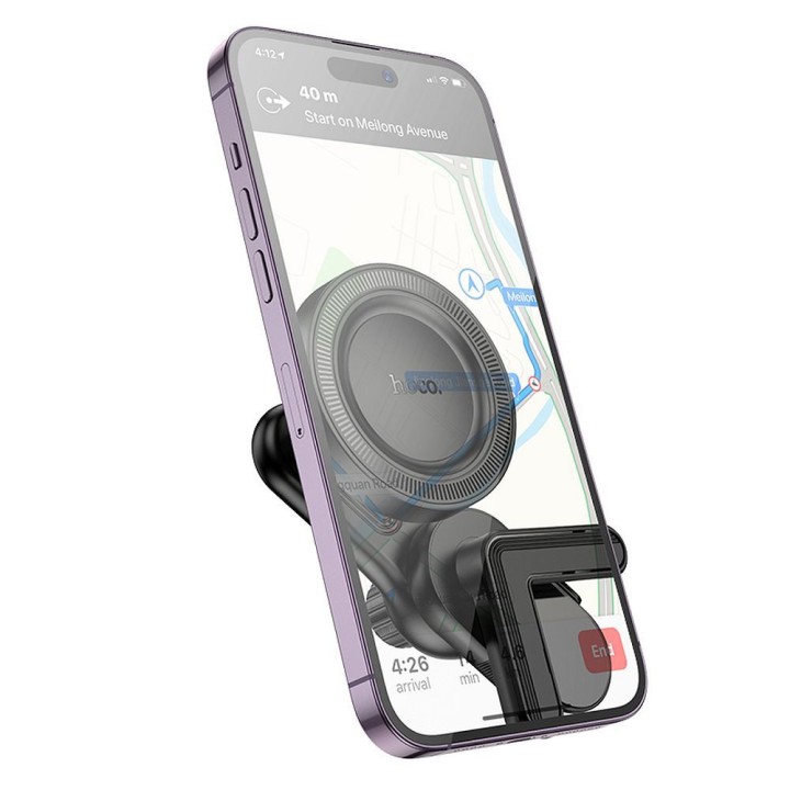 Magnetic car phone holder Hoco for dashboard H57 black