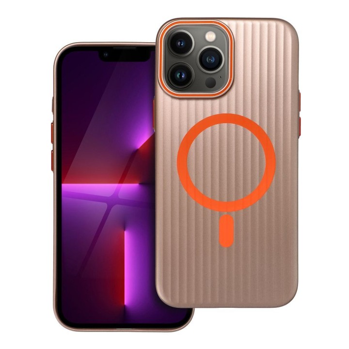 Case for iPhone 13 PRO MAX Simply MagSafe compatible titanium desert