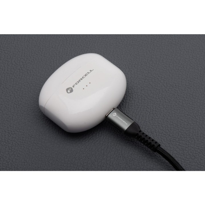 Кабель USB A — USB C Forcell F-Energy QC4.0 3A 66W Cafule 2 m C256 черный