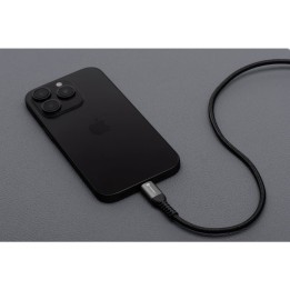 Кабель USB-C – USB-C Forcell F-Energy QC4.0 PD 5A 100W Cafule 3 m C260 чорний