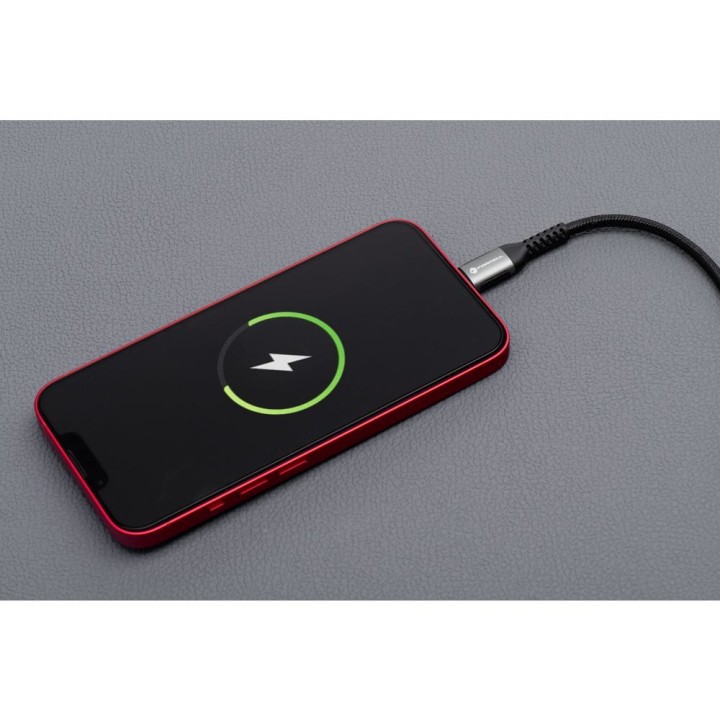 Кабель USB-C – Lightning Forcell F-Energy PD 3A 27W Cafule 2 m C259 черный