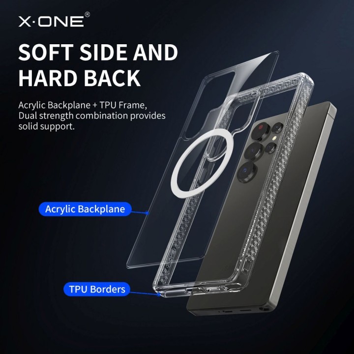 Чохол X-ONE Dropguard Magnetic Case Pro (сумісний з MagSafe) - для Samsung Galaxy S25