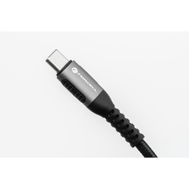 Кабель USB-C – USB-C Forcell F-Energy QC4.0 PD 5A 100W Cafule 3 m C260 черный