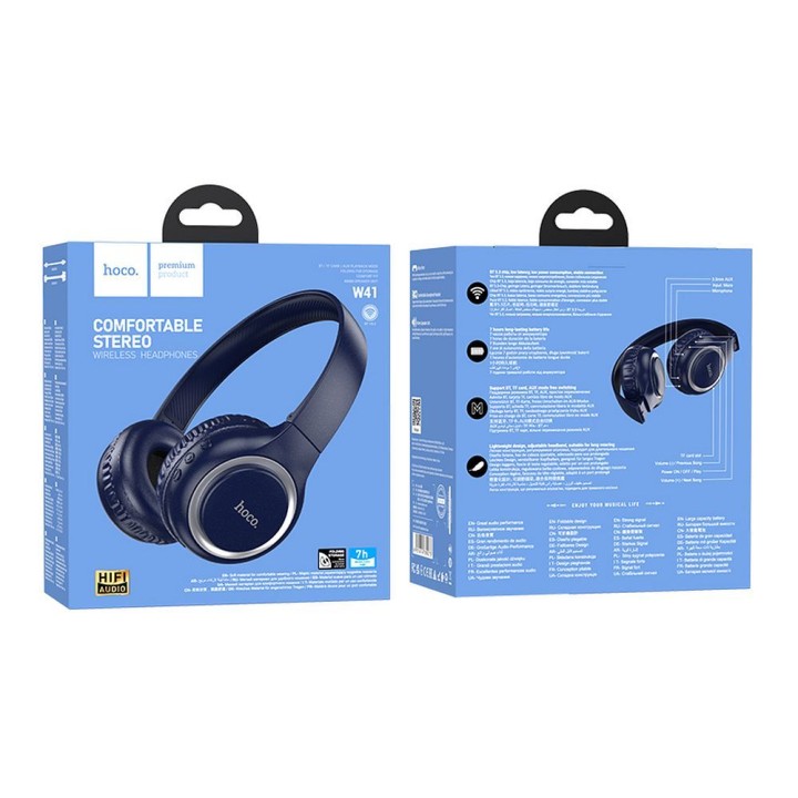 Wireless headphones on-ear Hoco W41 black