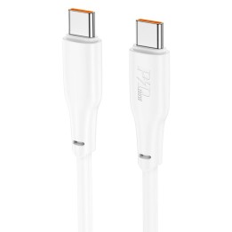 USB-C to USB-C cable Hoco 3A 100W 1 m X93 white