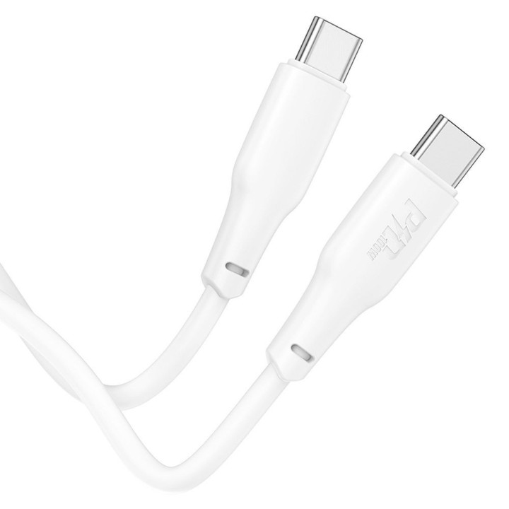 Кабель USB-C – USB-C Hoco 3A 100W 1 m X93 білий