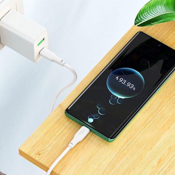 Кабель USB-C – USB-C Hoco 3A 100W 1 m X93 білий