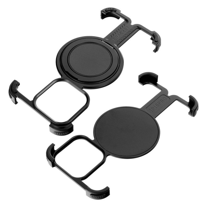 Case TITANIUM Bracket compatible with MagSafe for IPHONE 16 PLUS black