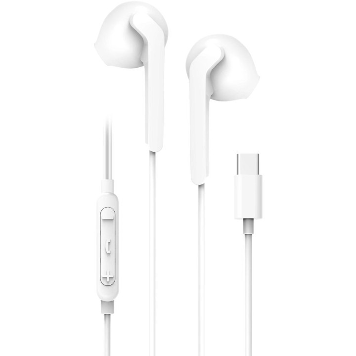 Headphones wired in-ear USB C (DAC) Blue Star PA-M15C-R 1,2 m white