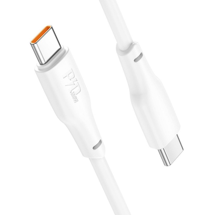 USB-C to USB-C cable Hoco 3A 100W 2 m X93 white
