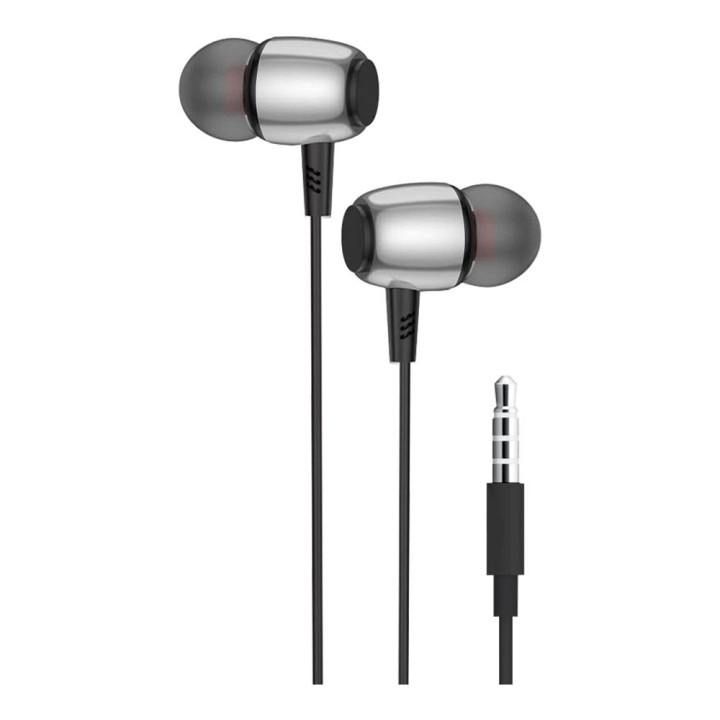 Проводные наушники-вкладыши Jack 3,5 mm Blue Star M09 1,2 m черные