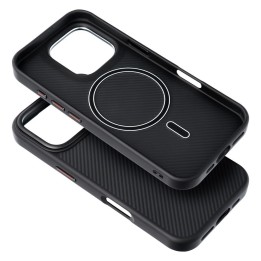 Etui na iPhone 14 PRO Carbon Elite Mag Cover zgodne z MagSafe czarne