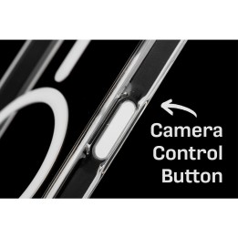 Case for iPhone 16 PRO Clear Mag Cover Elite (Str / Non-yellowing / Camera Control Button) MagSafe compatible transparent