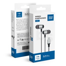 Дротові навушники-вкладиші USB C (DAC) Blue Star M09C 1,2 m чорні