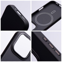 Etui na iPhone 15 PRO MAX Carbon Elite Mag Cover zgodne z MagSafe czarne