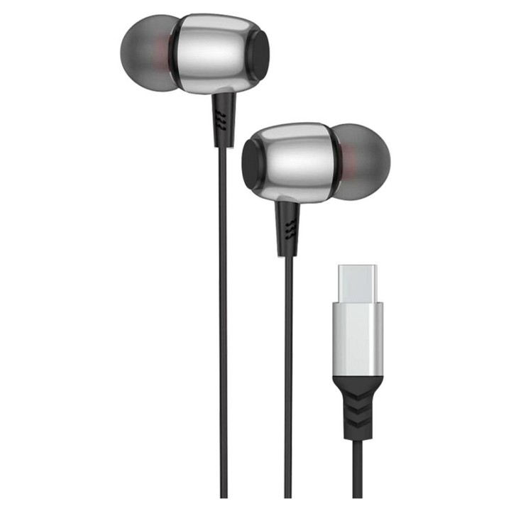 Headphones wired in-ear USB C (DAC) Blue Star M09C 1,2 m black