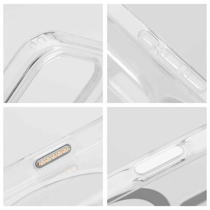 Case for iPhone 16 PRO MAX Clear Mag Cover Elite (Str / non-yellowing / Camera Control Button) compatible with MagSafe transpare