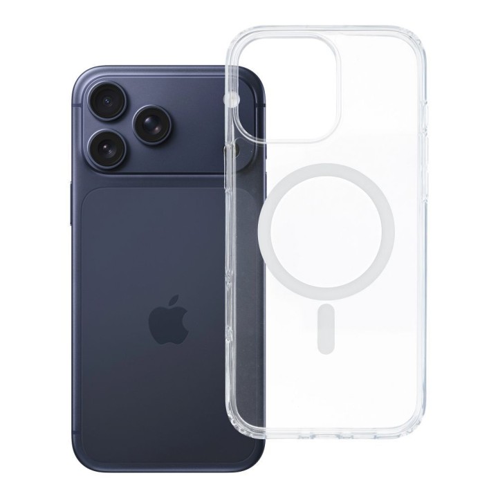 Case for iPhone 16 PRO MAX Clear Mag Cover Elite (Str / non-yellowing / Camera Control Button) compatible with MagSafe transpare