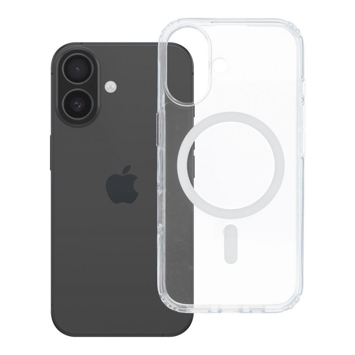 Case for iPhone 16 Clear Mag Cover Elite (Str / non-yellowing / Camera Control Button) compatible with MagSafe transparent