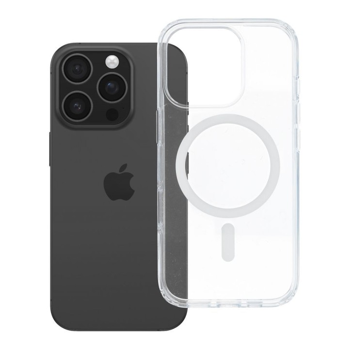 Case for iPhone 16 PRO Clear Mag Cover Elite (Str / non-yellowing / Camera Control Button) compatible with MagSafe transparent