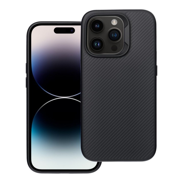 Чохол для iPhone 14 PRO Carbon Elite Mag Cover сумісний із MagSafe чорний