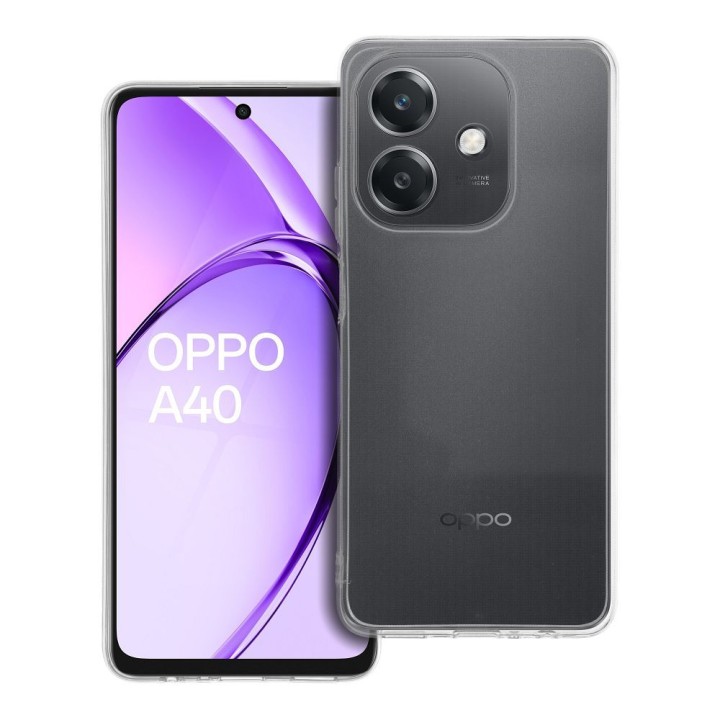 Чохол для Oppo A40 Clear Case 2 mm (camera protection) прозорий